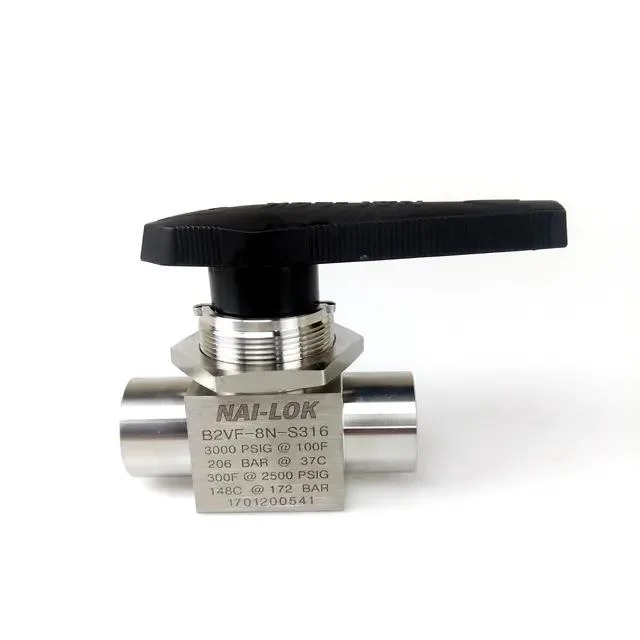 Special Alloy Hastelloy C276 Metric 12mm 16mm High Pressure 3000psi Instrument Ball Valve