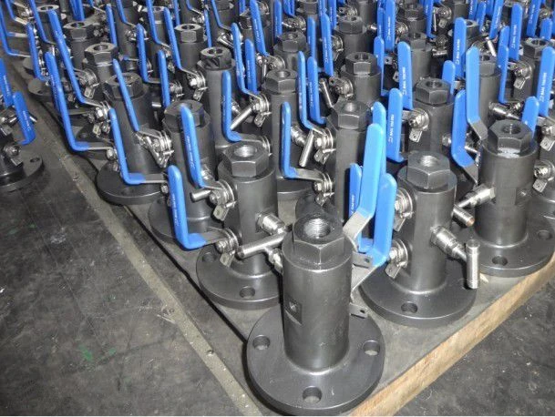 Gear Operated A105/ Lf2/F304L/F316L Forged Steel Dbb Valve / Double Block & Bleed Valve / Dbb Ball Valve