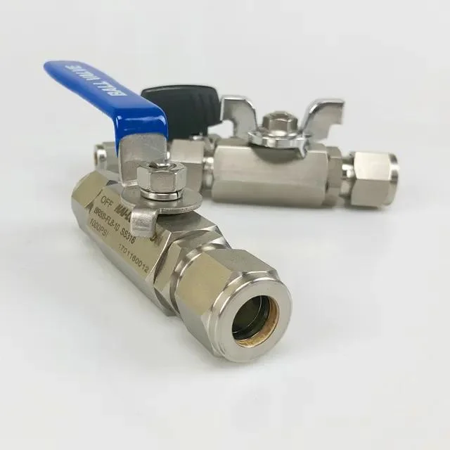 Special Alloy Hastelloy C276 Metric 12mm 16mm High Pressure 3000psi Instrument Ball Valve